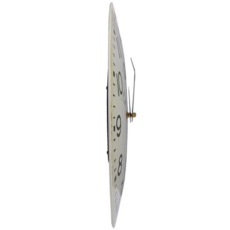 Convex Tin Clock, Fresh Bread Design 28cm