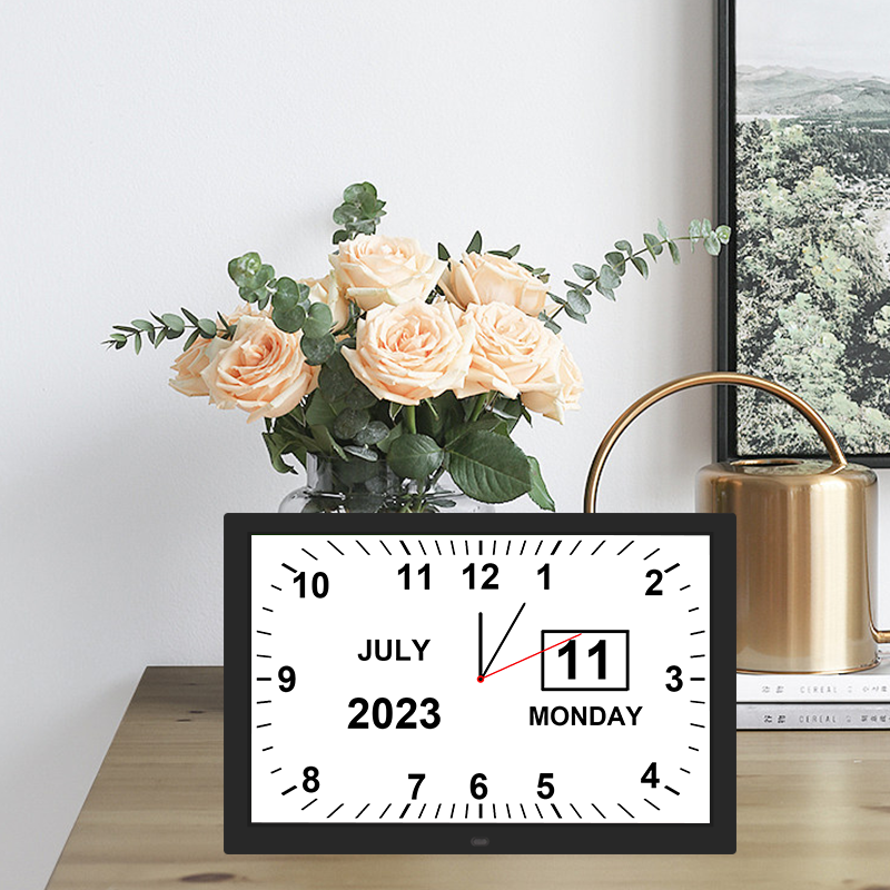 Extra-large Dementia Clock with Medication Reminders & Selectable Analogue/Digital Displays (15 inch)