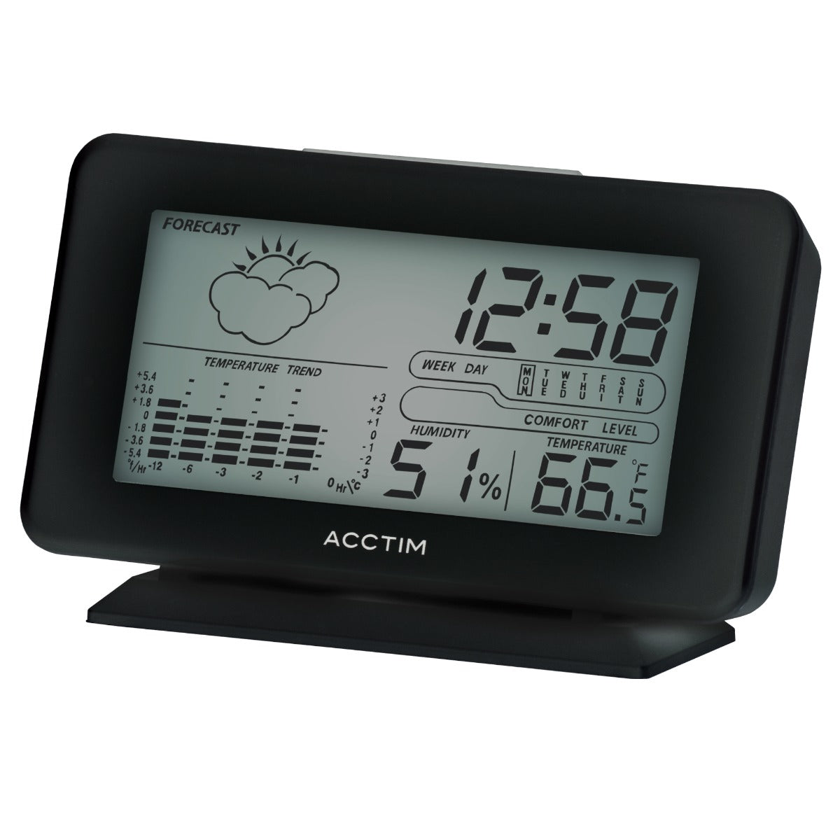 LCD Vega Weather Station Clock