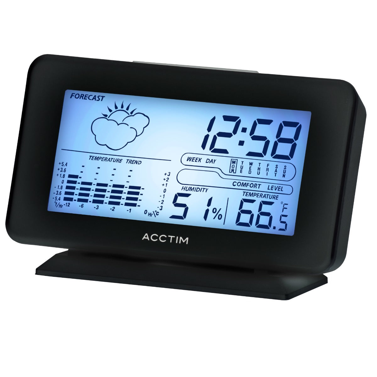 LCD Vega Weather Station Clock