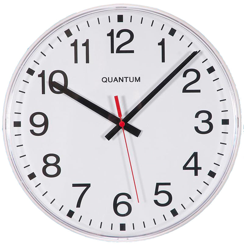 Sweeping Radio Controlled Wall Clock 30cm