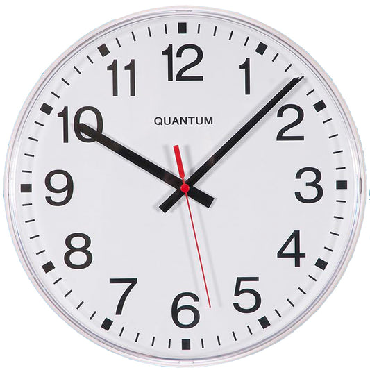 Sweeping Radio Controlled Wall Clock 30cm