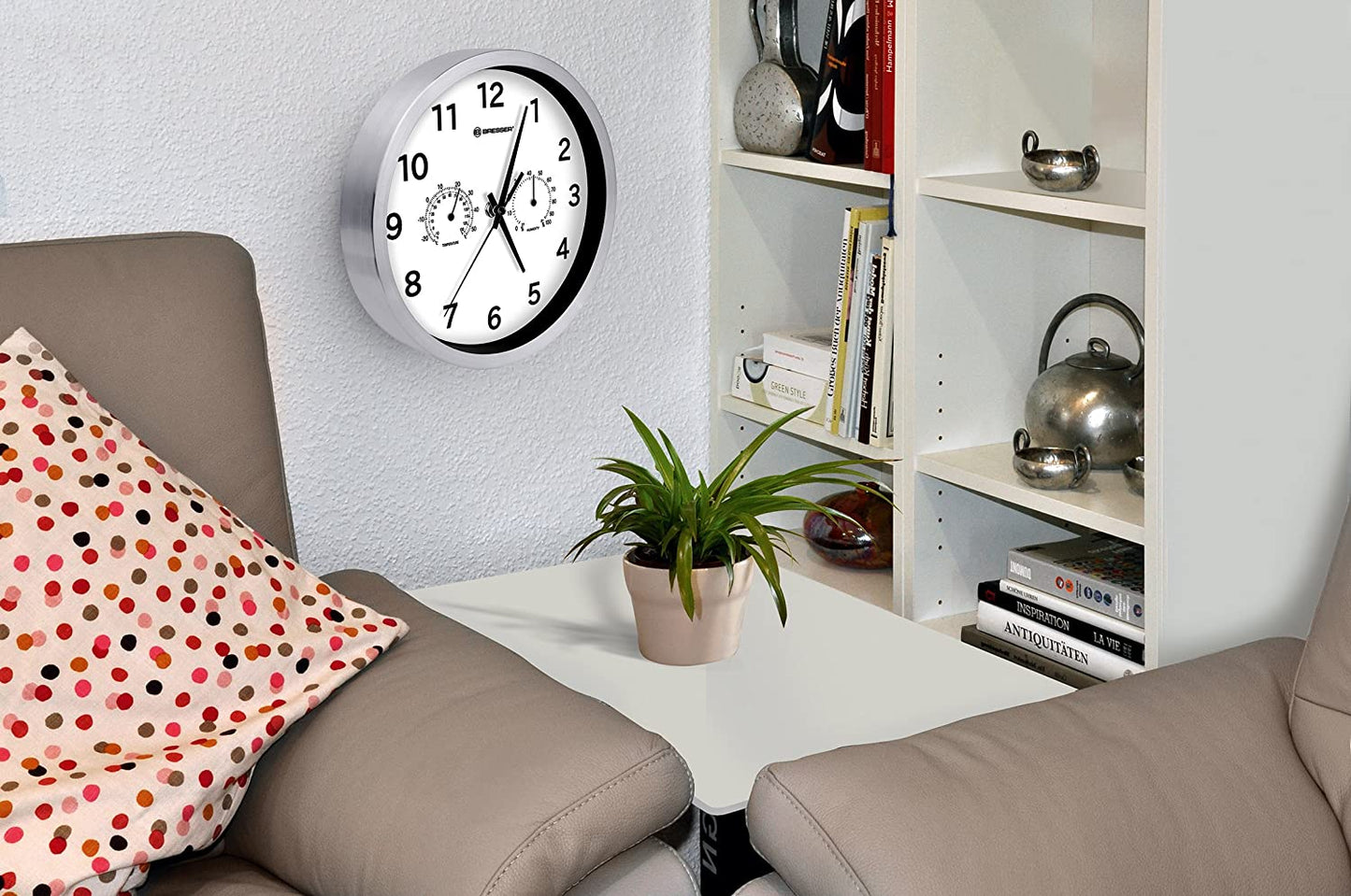 My Time Wall Clock with Temperature & Humidity (25cm)