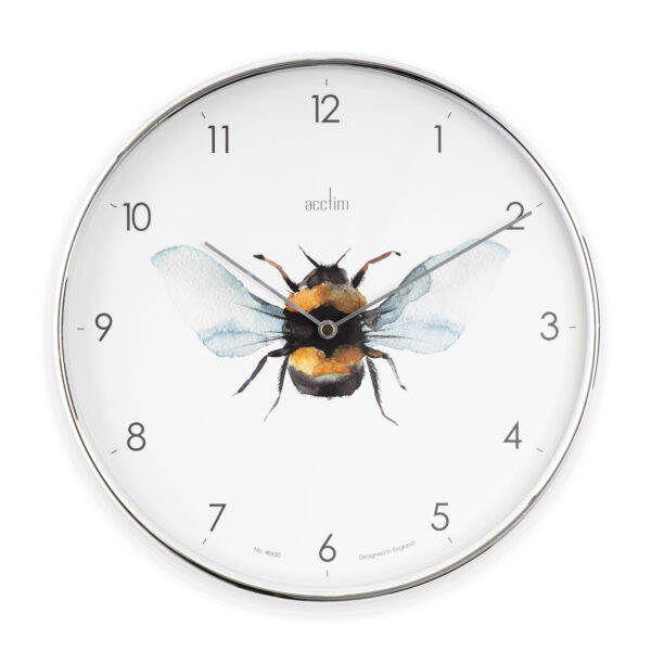 Society Bee Wall Clock 30cm