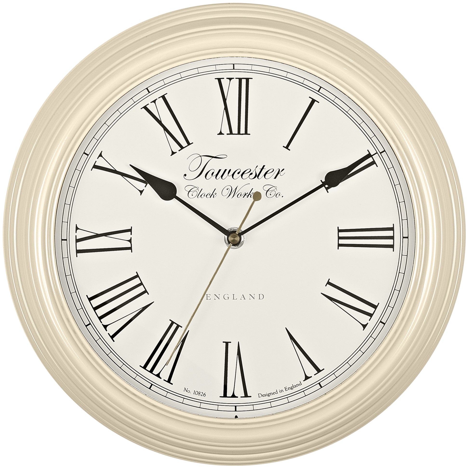 Redbourn Cream Wall Clock 30cm