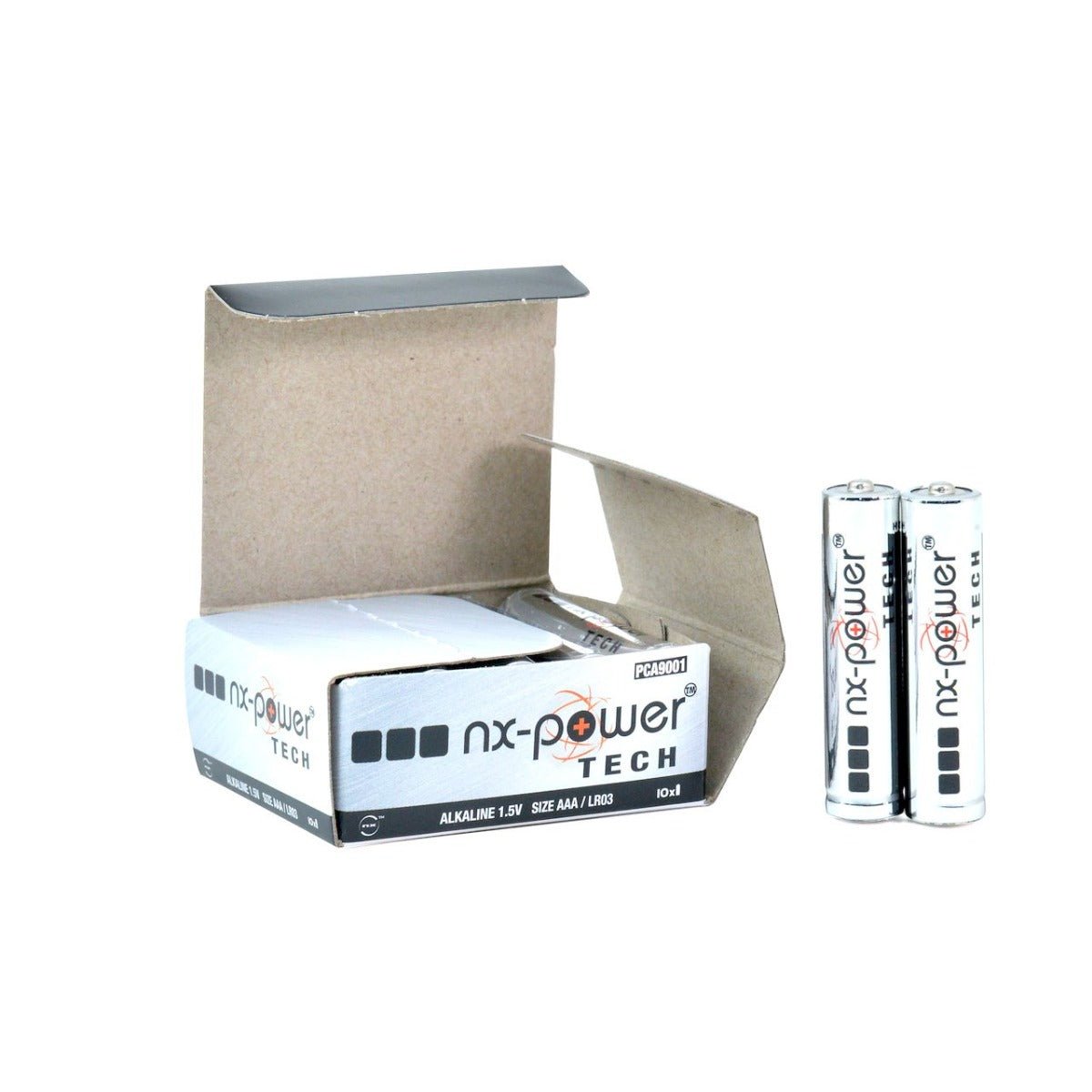 AAA Alkaline Batteries x 10 Extra Value Pack - TickTockClocks