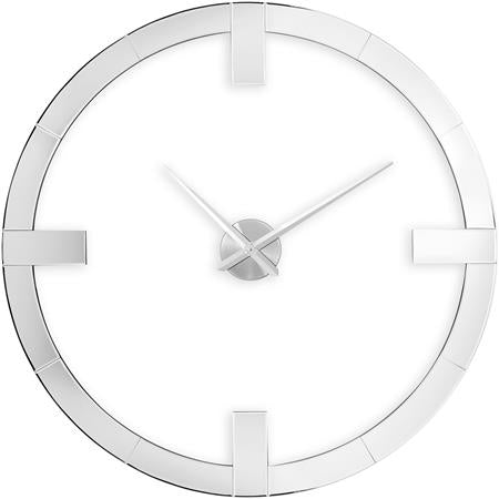 Large 1m dia. Mirrored Wall Clock