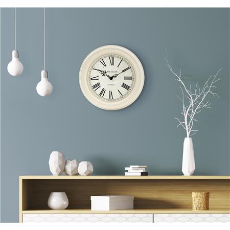 Lacelles Classic Wall Clock  in Cream 32cm