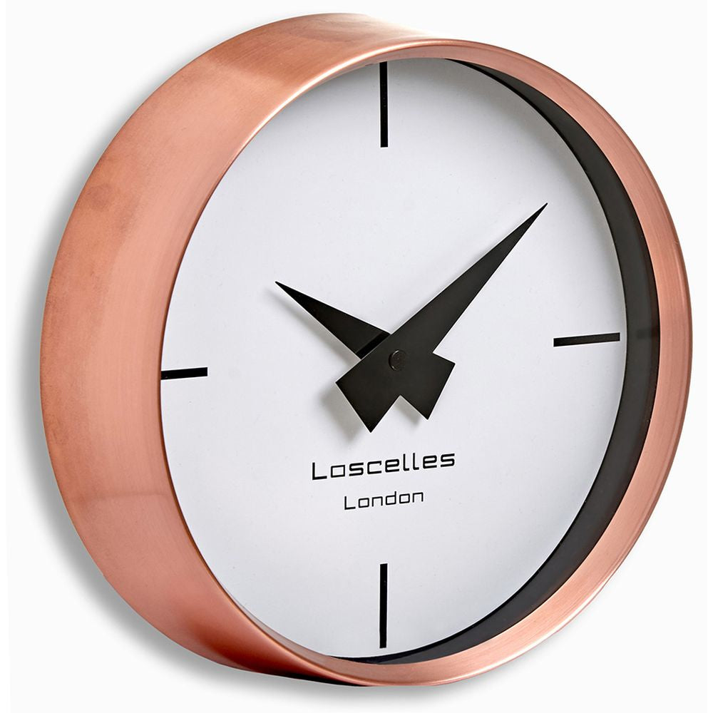 Copper Cosmo Wall Clock 23cm