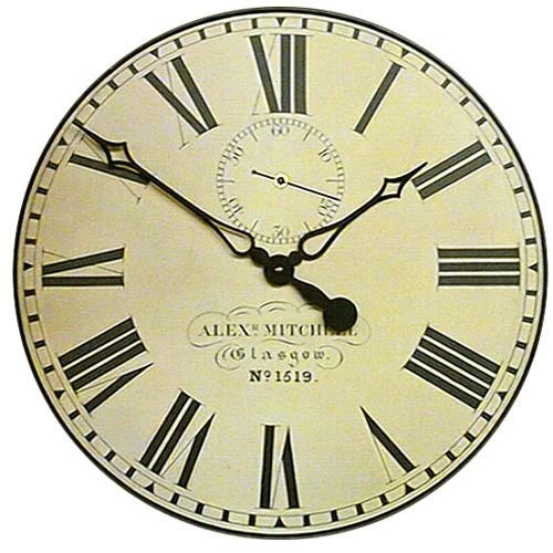 Caledonian Railway Wall Clock 36cm or 49cm - TickTockClocks