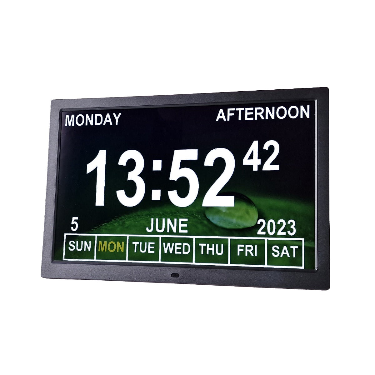 Extra-large Dementia Clock with Medication Reminders & Selectable Analogue/Digital Displays (15 inch)