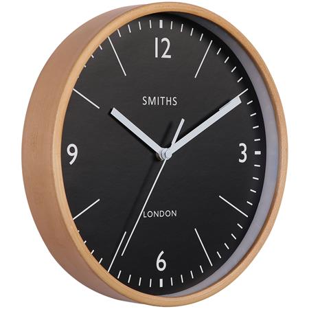 Smiths Wooden Wall Clock 25cm