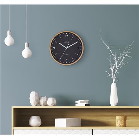 Smiths Wooden Wall Clock 25cm