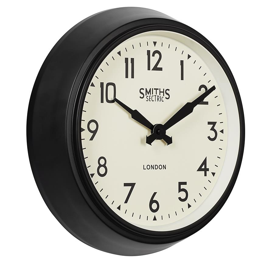 Smiths Retro Black 38cm Personalised