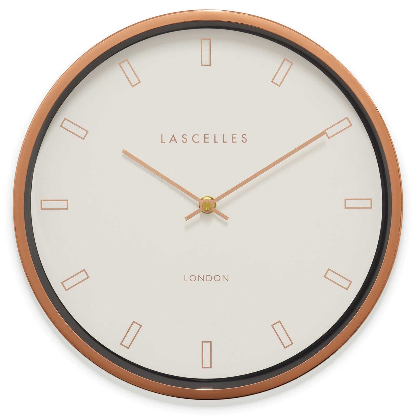 Firecrest Rose Gold Wall Clock 30cm - TickTockClocks
