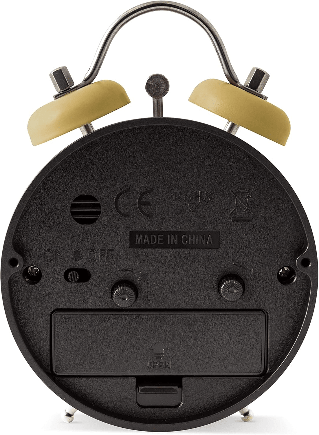 Haven Analogue Alarm Clock 13cm - TickTockClocks