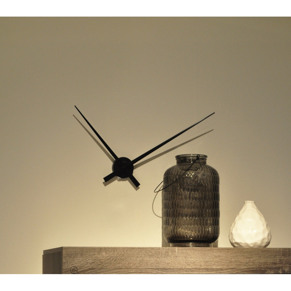 Black Hands Wall Clock 85cm