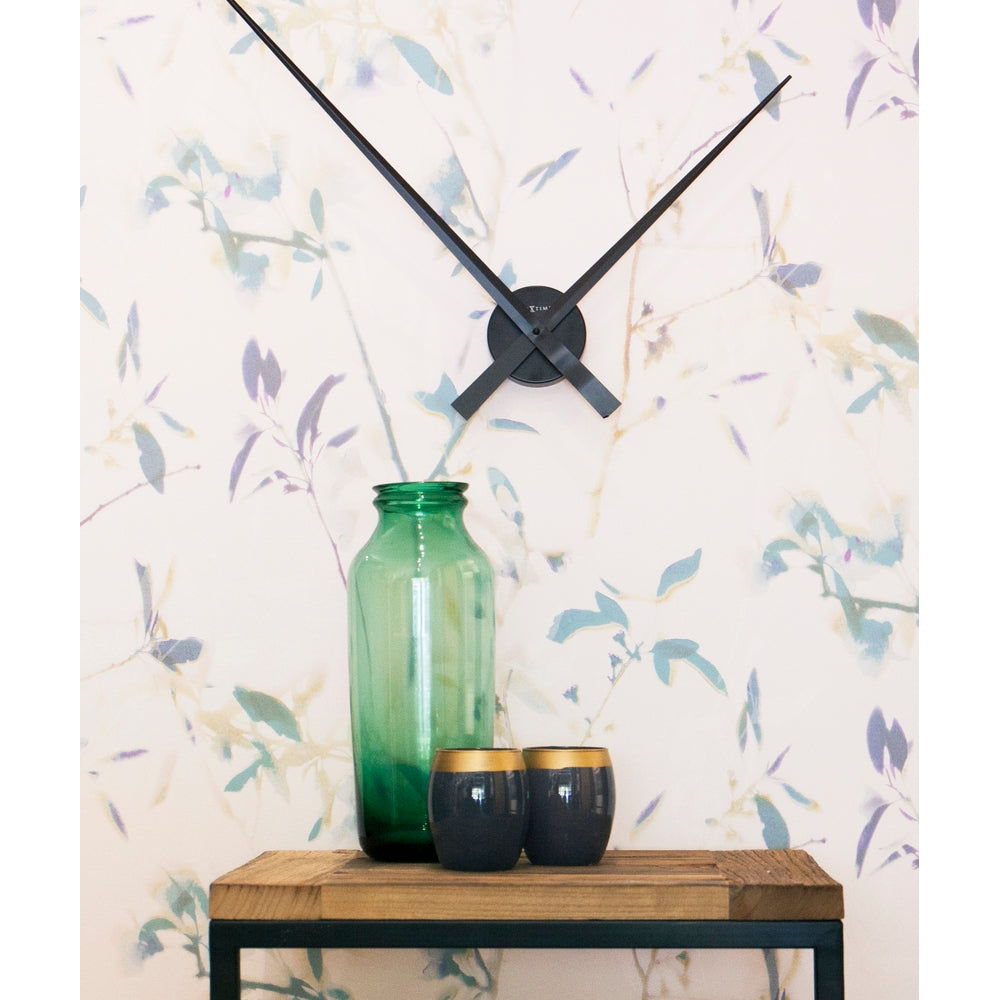 Black Hands Wall Clock 85cm