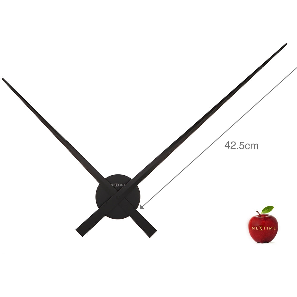 Black Hands Wall Clock 85cm