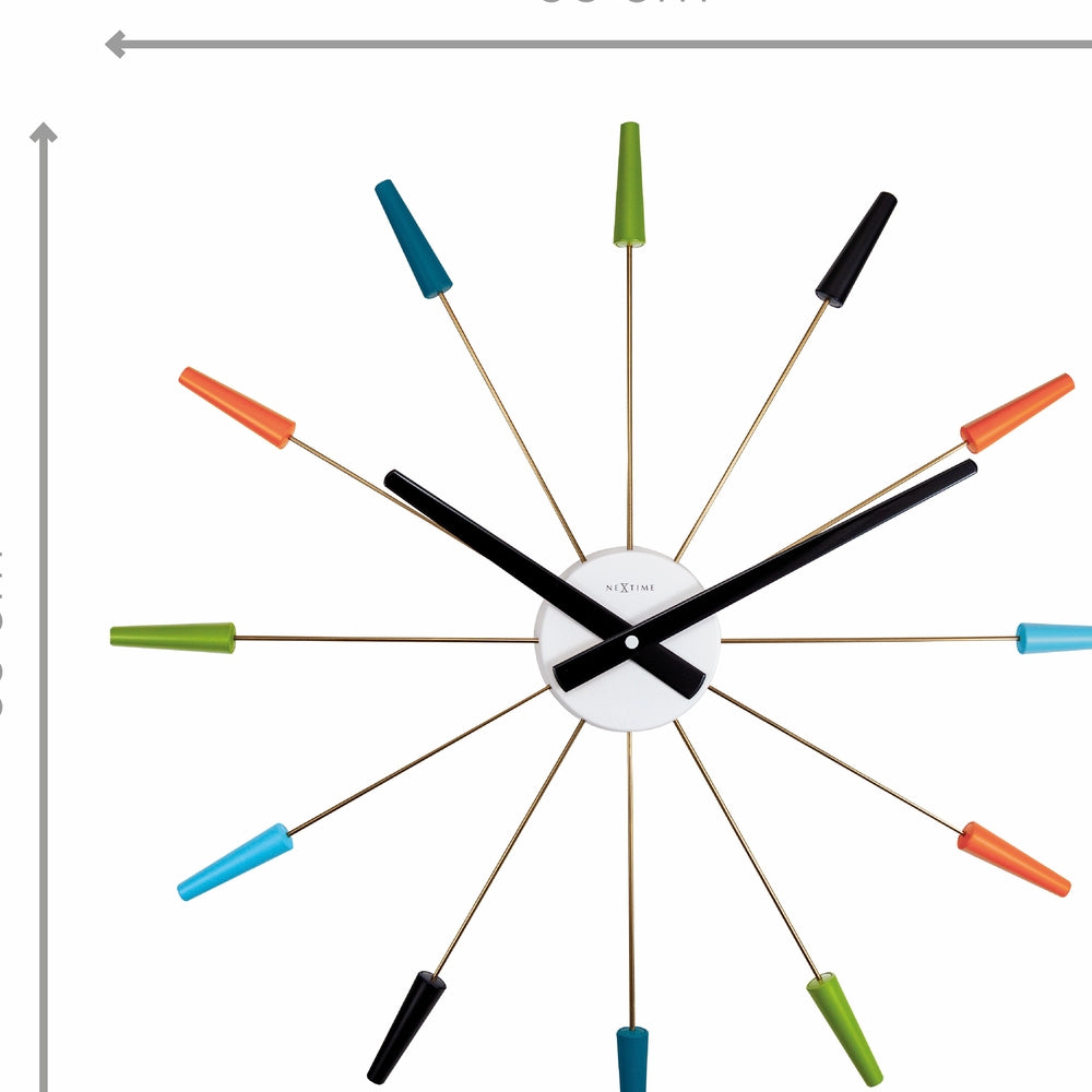 Plug Inn Wall Clock 20cm