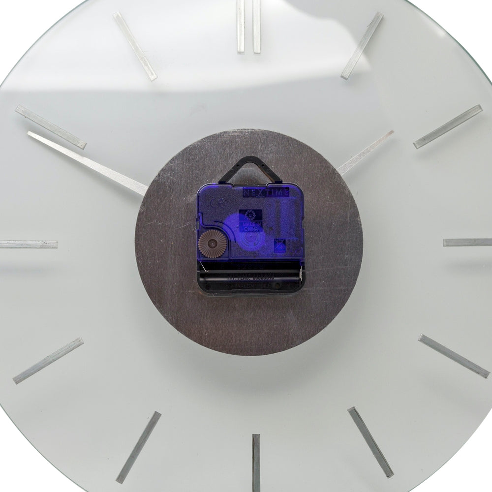 Glass Stripe Wall Clock 31cm