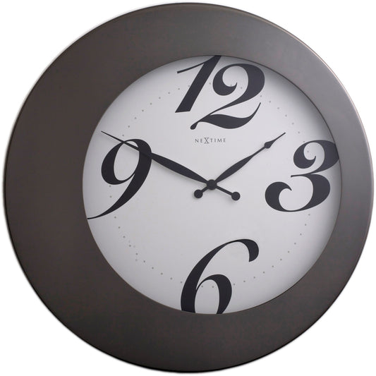 Gun Metal Walter Wall Clock 34cm