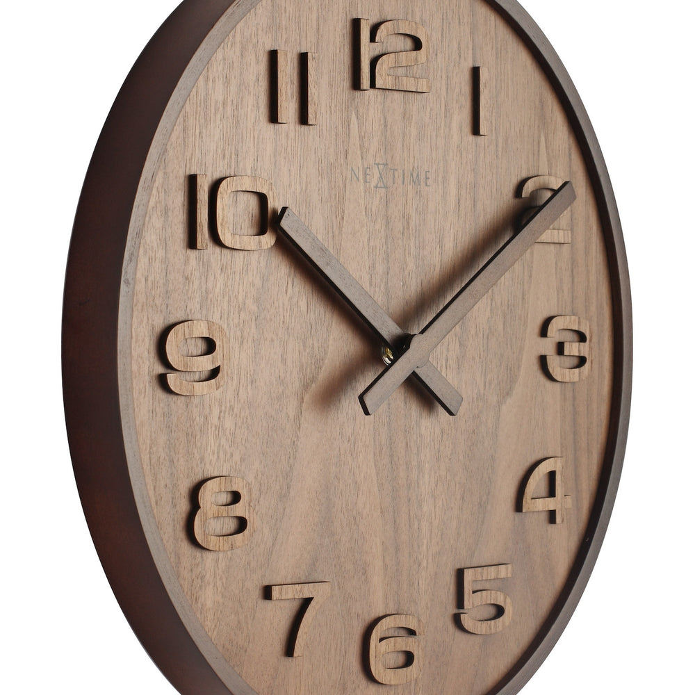 Wood Wood Wall Clock 35cm