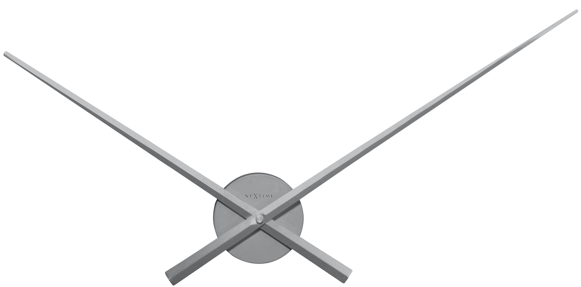 Silver Hands Wall Clock 70cm