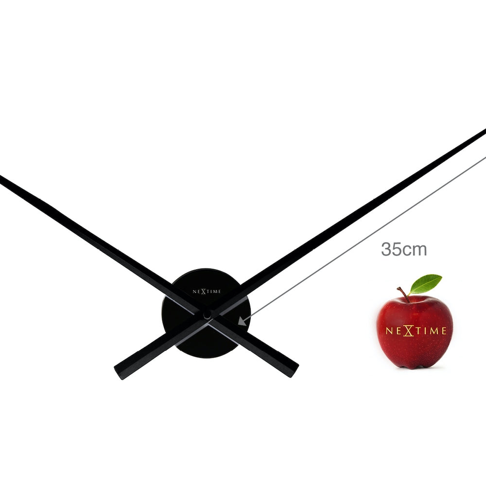 Black Hands Wall Clock 70cm