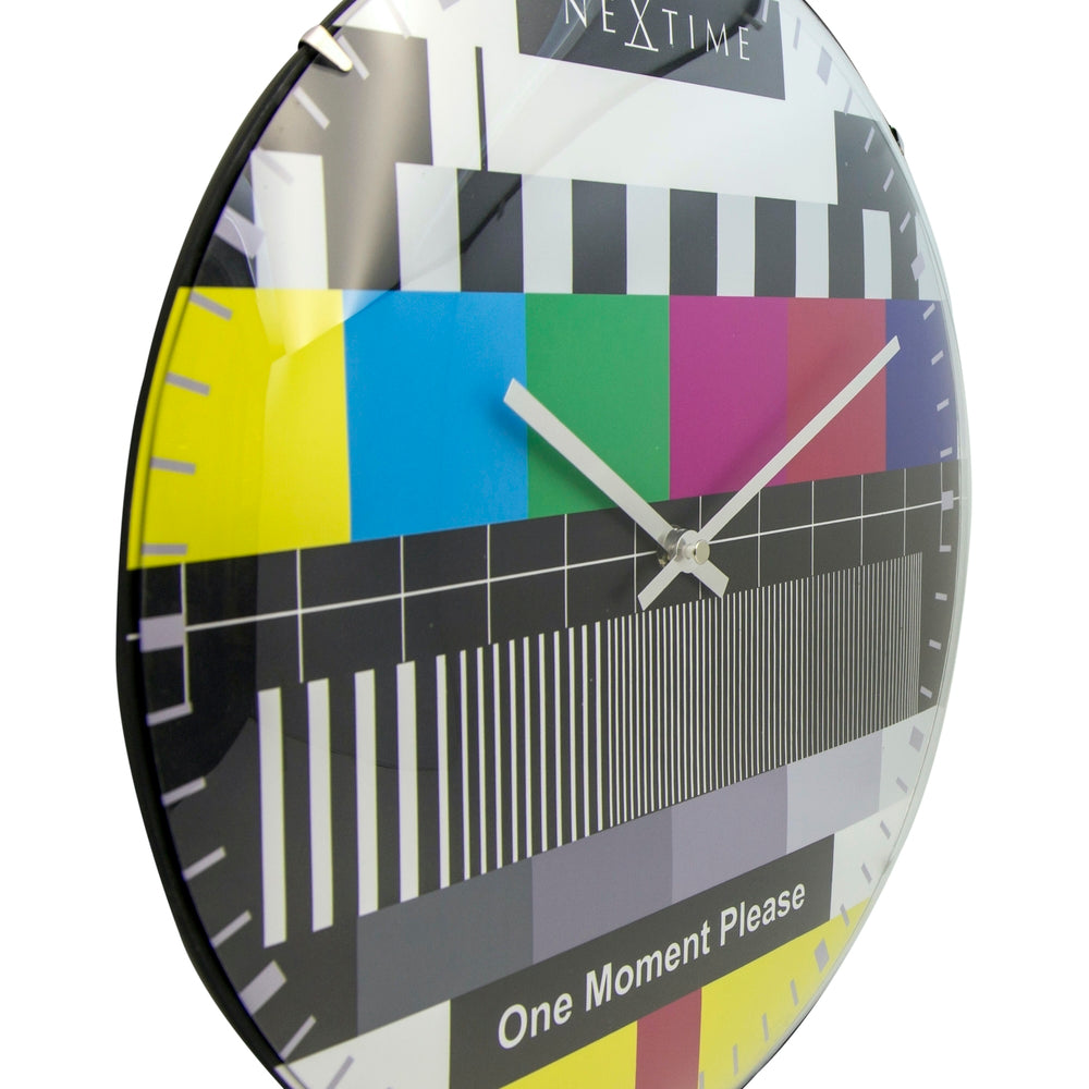Testpage Dome Wall Clock 35cm