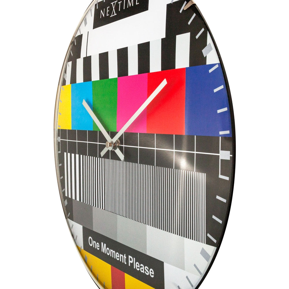 Testpage Dome Wall Clock 35cm