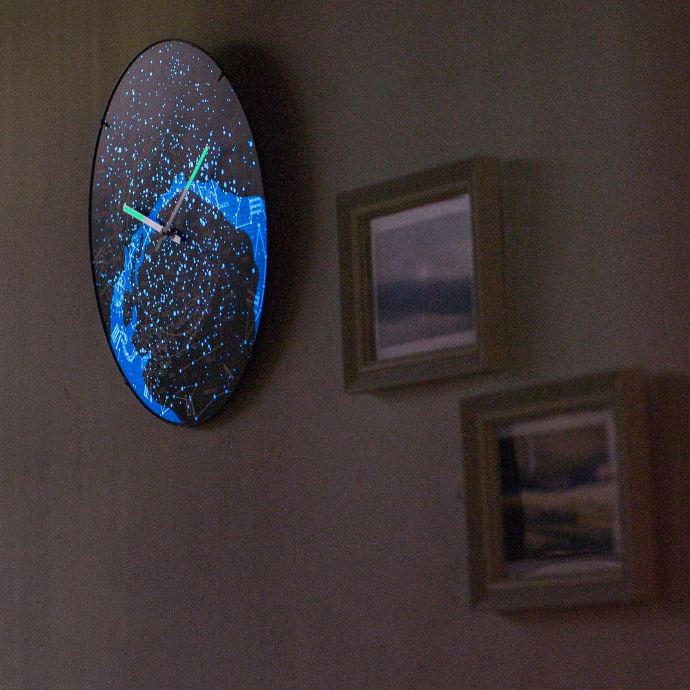 Milky Way dome Wall Clock 35cm