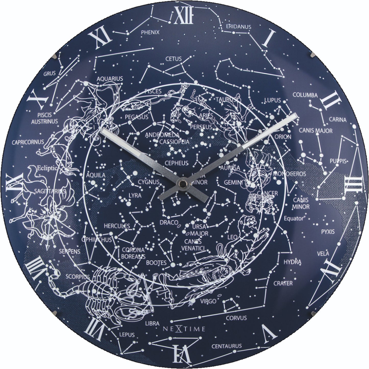 Milky Way dome Wall Clock 35cm