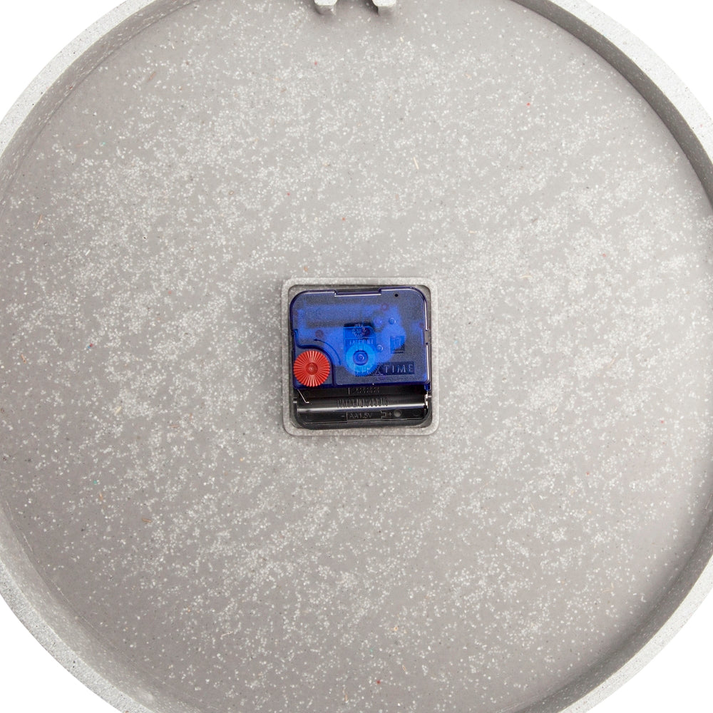 Grey Cross Wall Clock 35cm