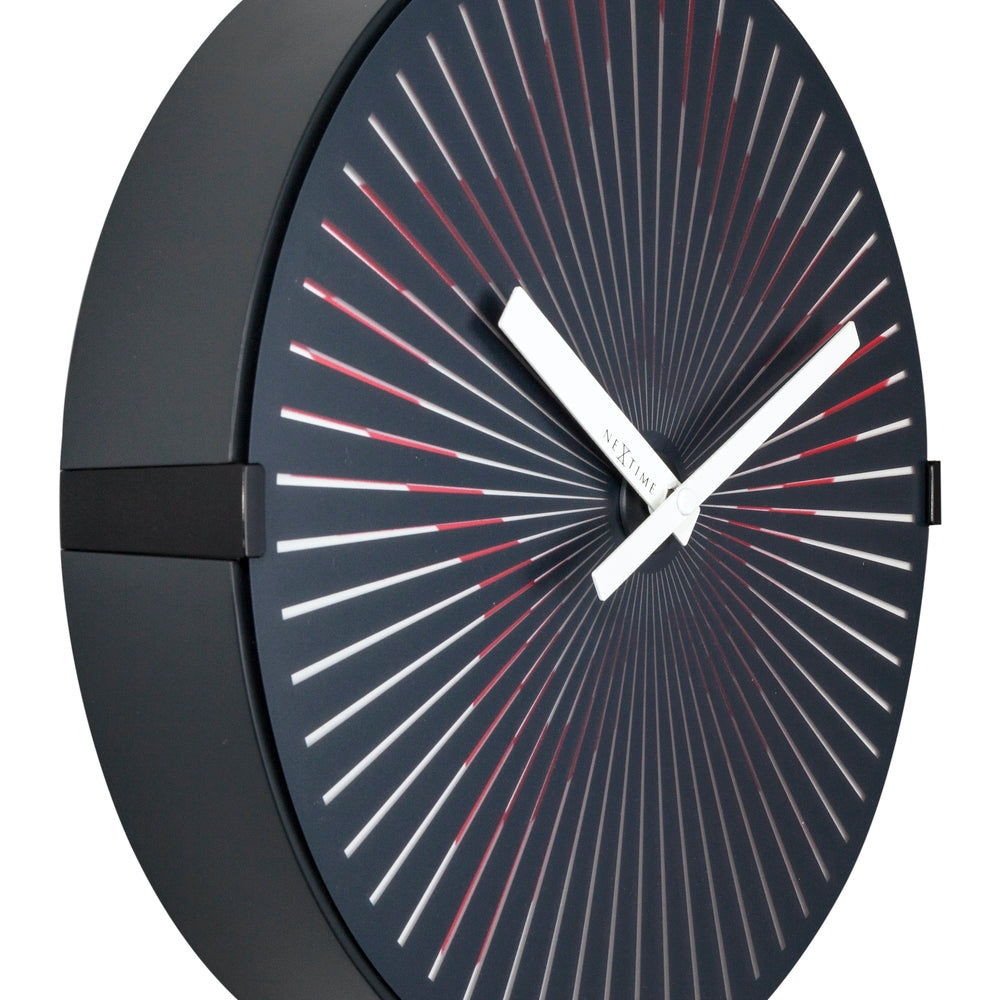 Motion Star Red Wall Clock 30cm