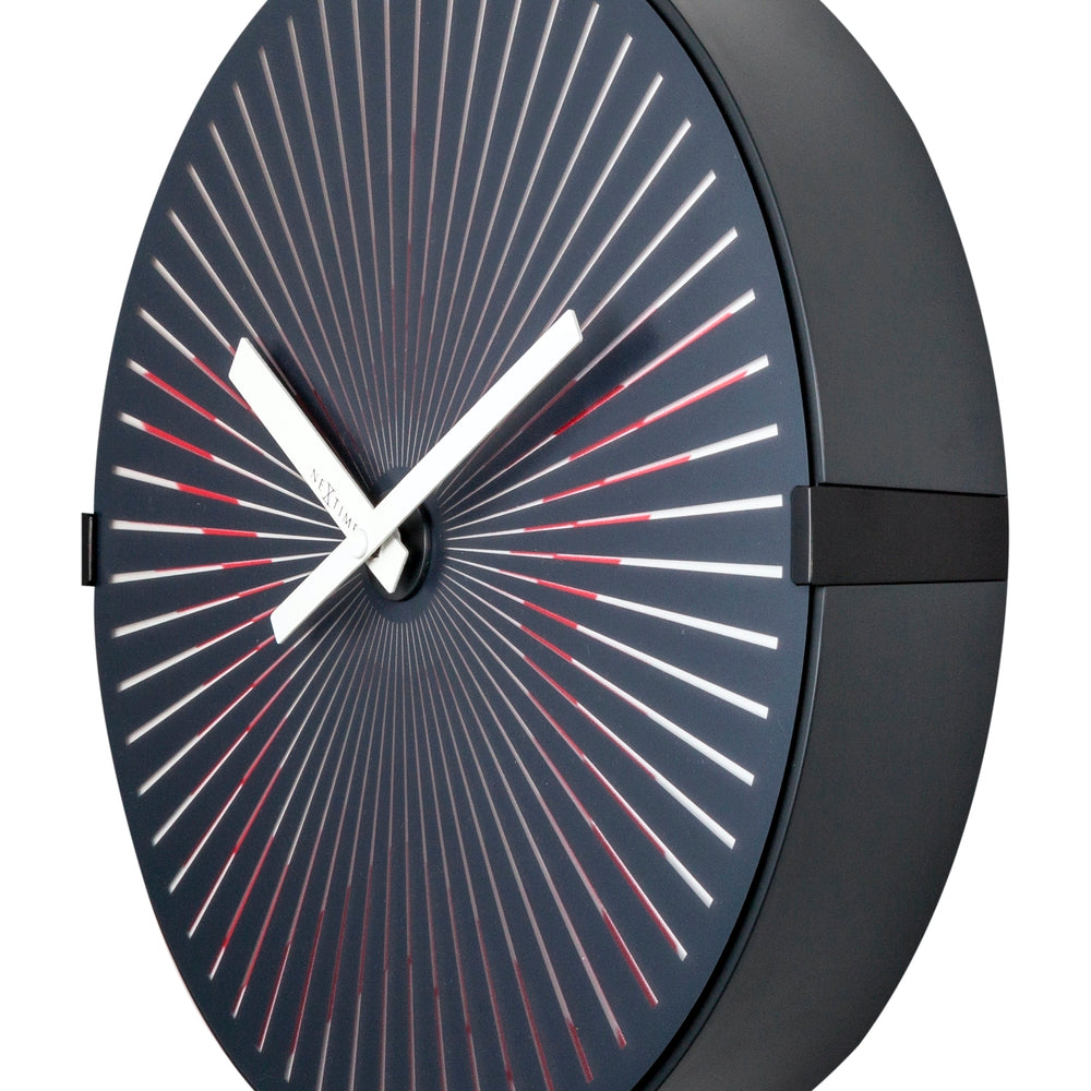 Motion Star Red Wall Clock 30cm
