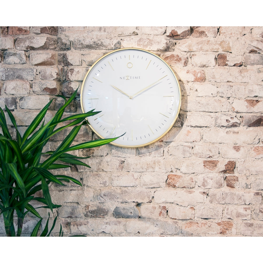 White Glamour Wall Clock 40cm