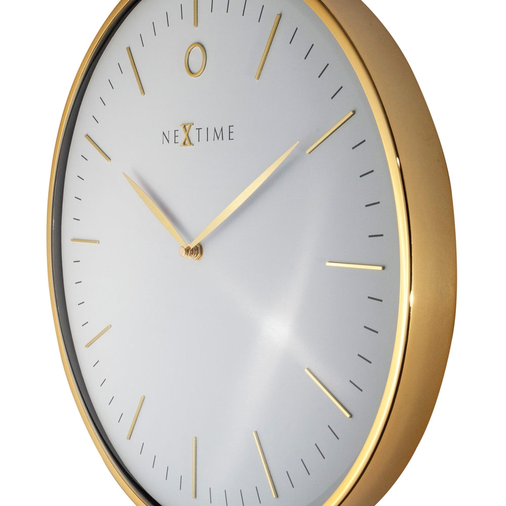 White Glamour Wall Clock 40cm