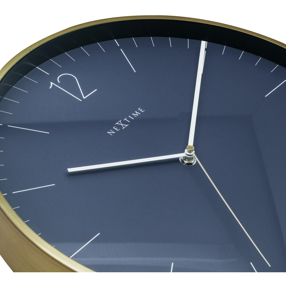Essential Silver Wall Clock 34cm