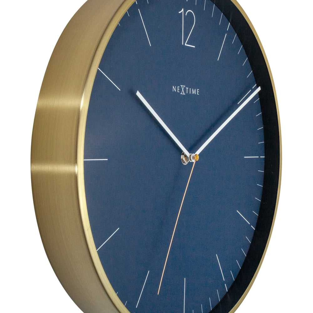 Essential Silver Wall Clock 34cm