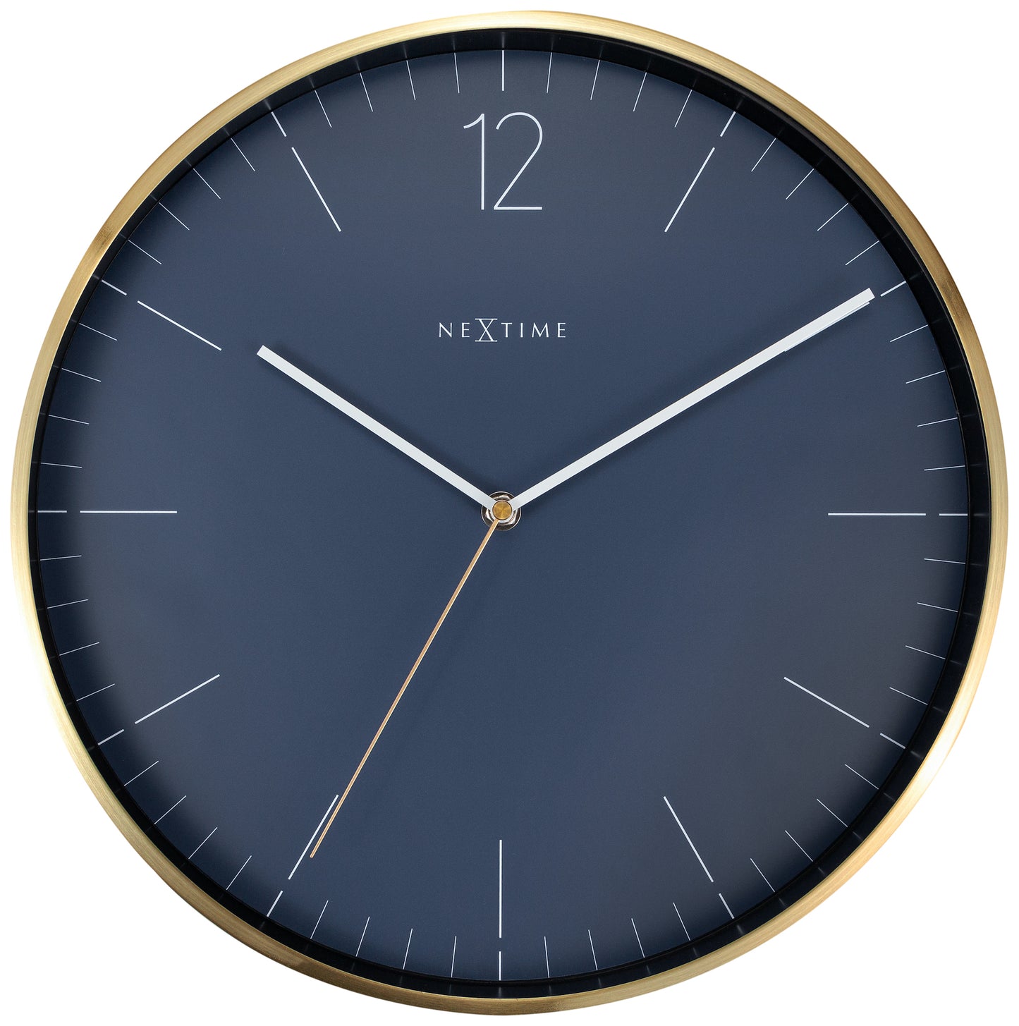 Essential Silver Wall Clock 34cm