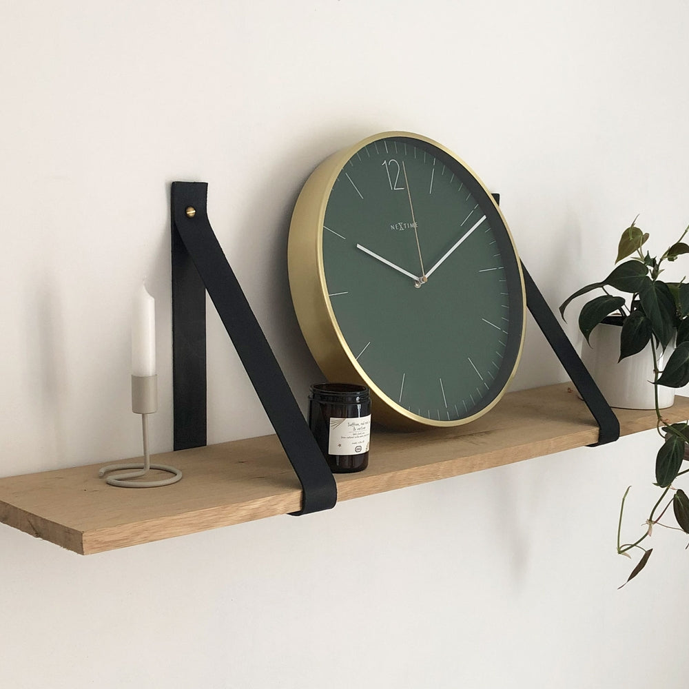 Manderin Green Wall Clock 34cm