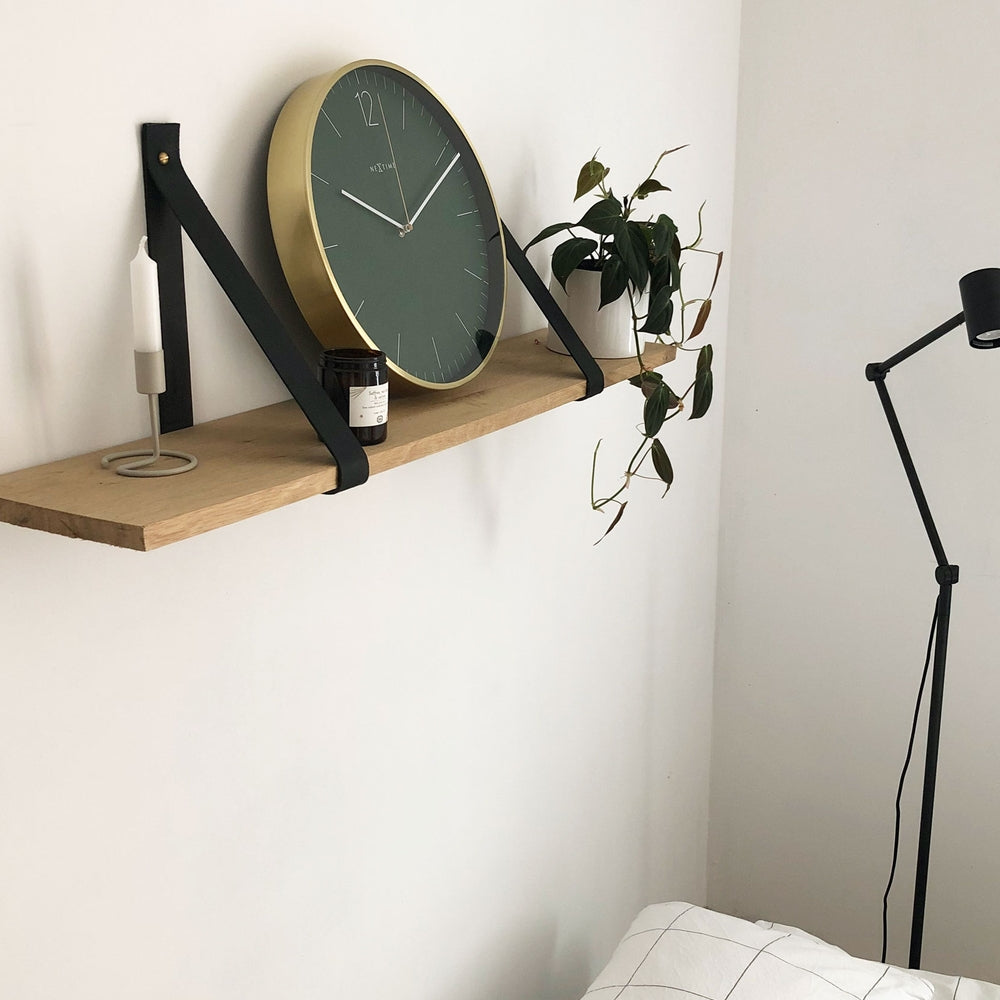 Manderin Green Wall Clock 34cm