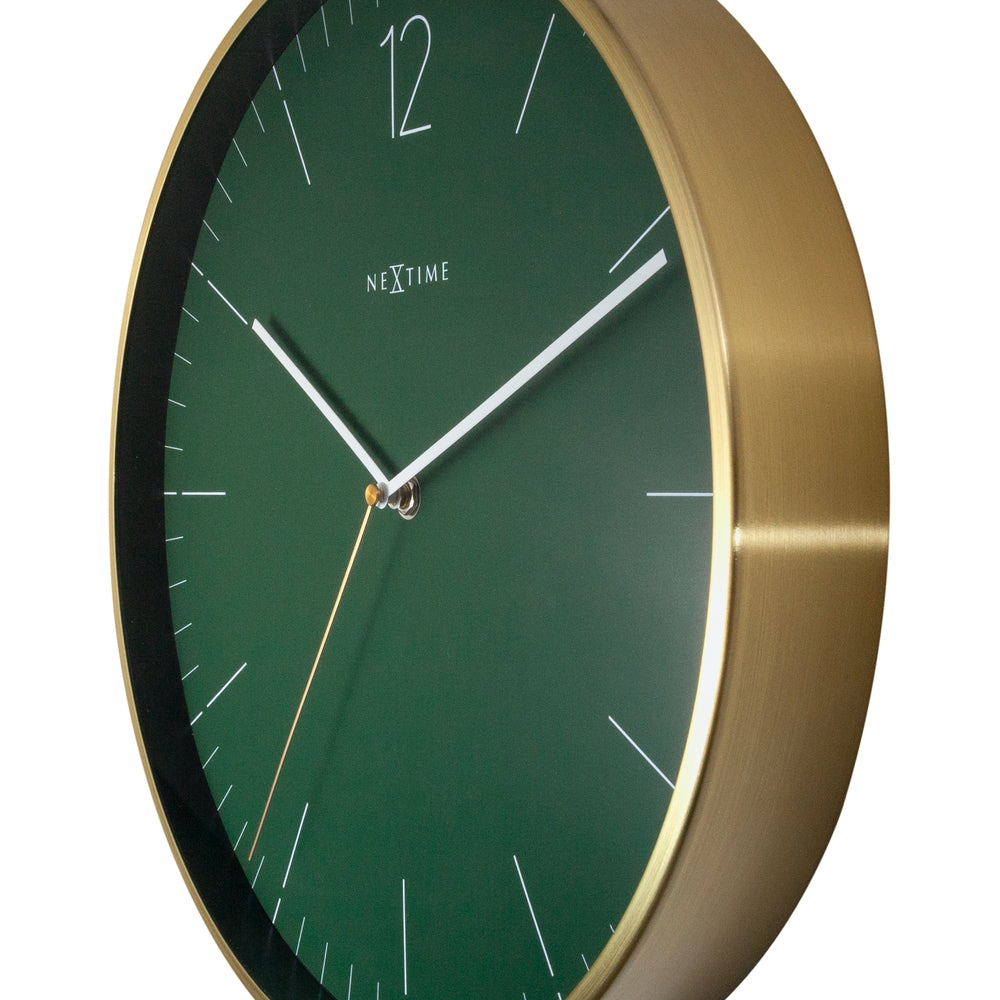 Manderin Green Wall Clock 34cm