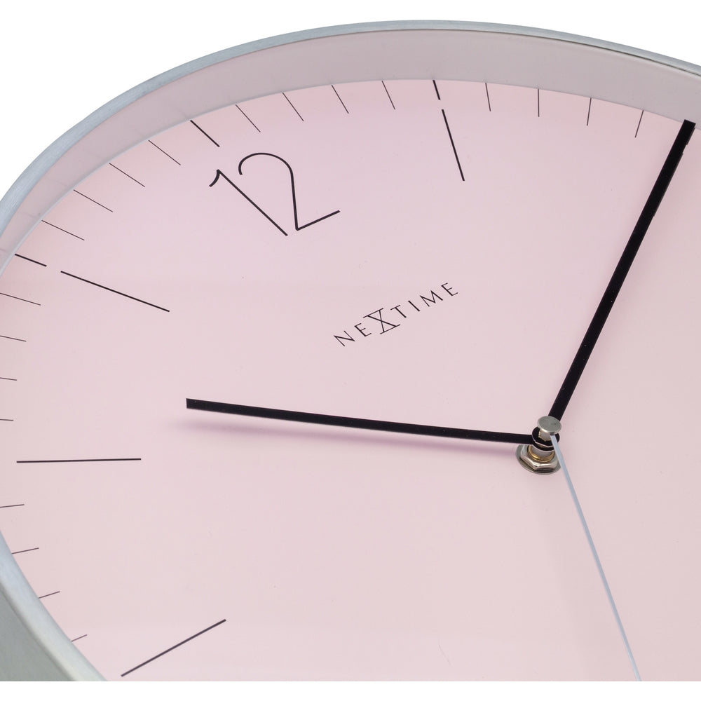 Essential Silver Wall Clock 34cm