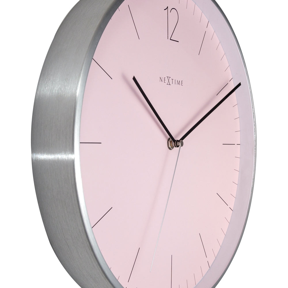 Essential Silver Wall Clock 34cm