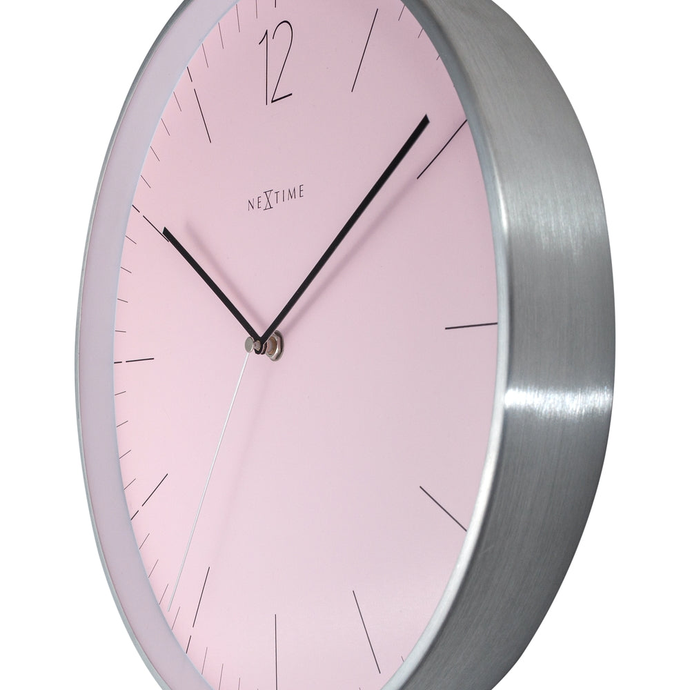 Essential Silver Wall Clock 34cm