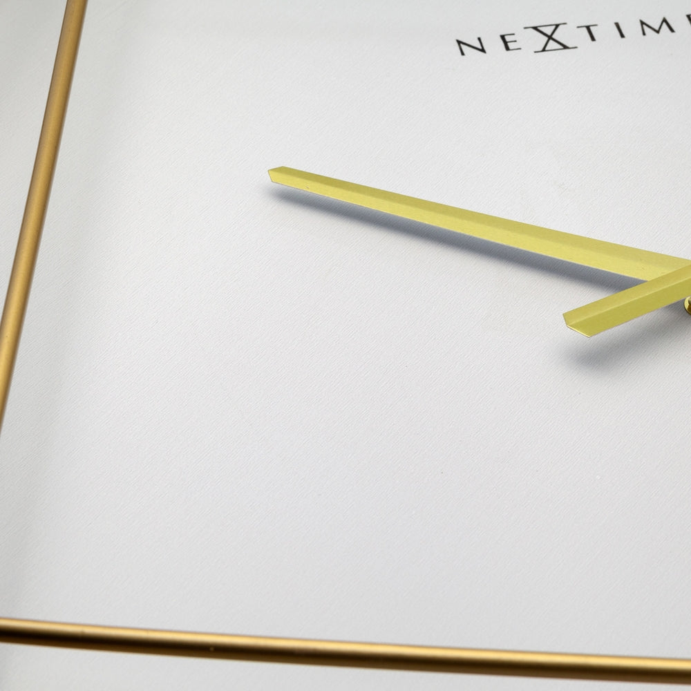 Turning Square Wall Clock 85cm