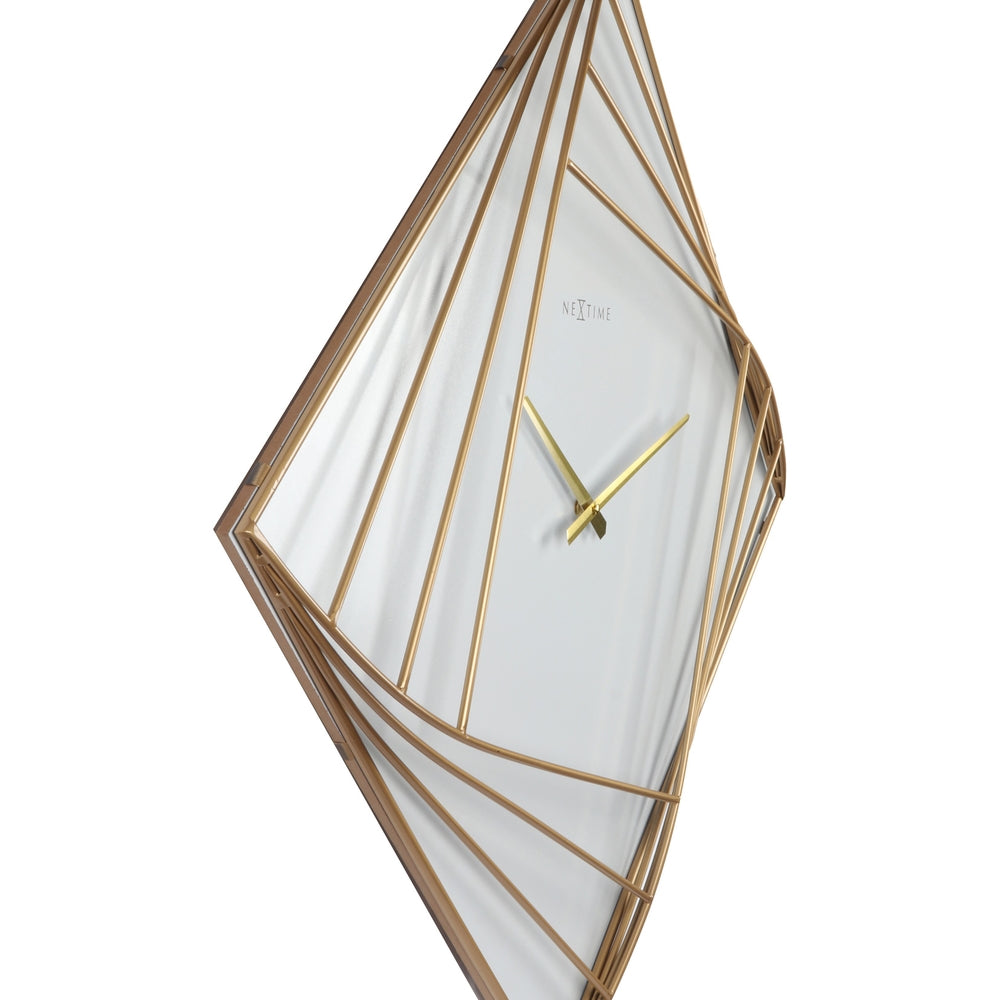 Turning Square Wall Clock 85cm