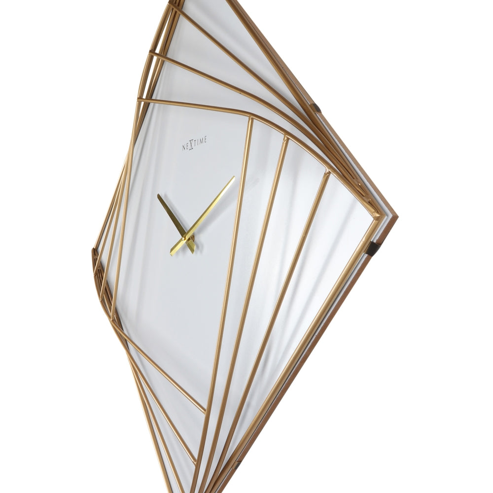 Turning Square Wall Clock 85cm